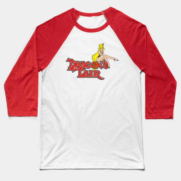 Dragon's Lair Daphne Baseball T-Shirt by RoswellWitness